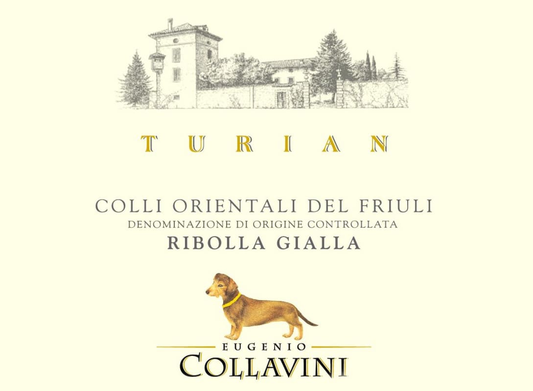 Collavini Turian Ribolla Gialla 2010 Front Label