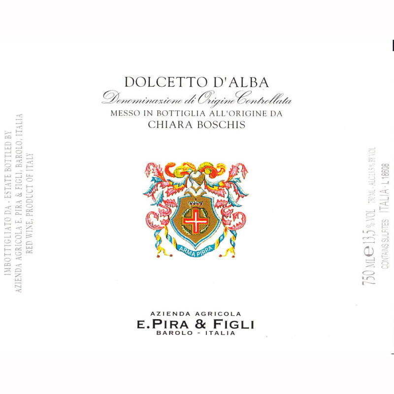 E. Pira e Figli Dolcetto d'Alba 2010 Front Label