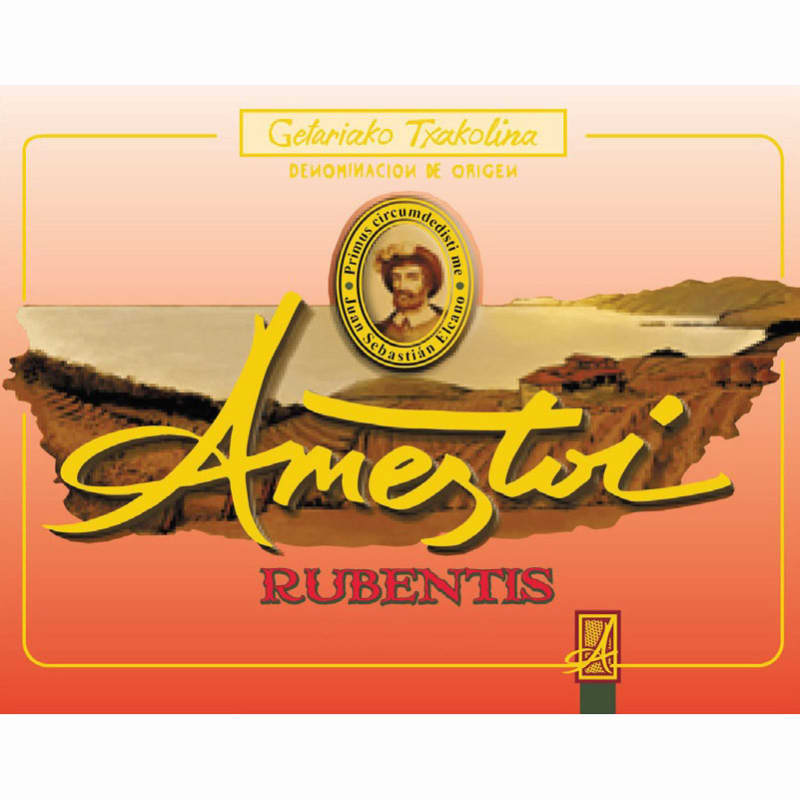 Ameztoi Getariako Txakolina Rubentis Rose 2011 Front Label