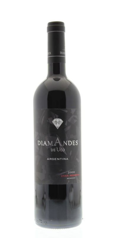 Bodega DiamAndes Gran Reserva 2008 Front Bottle Shot