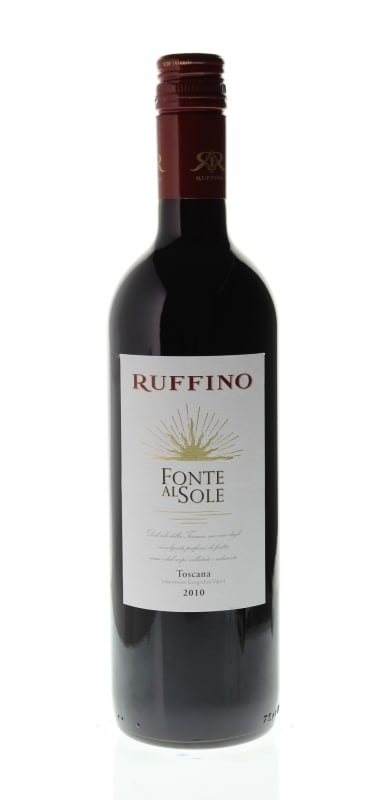 Ruffino Fonte al Sole 2010 Front Bottle Shot