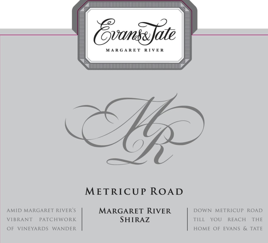 Evans & Tate Metricup Road Shiraz 2014 Front Label