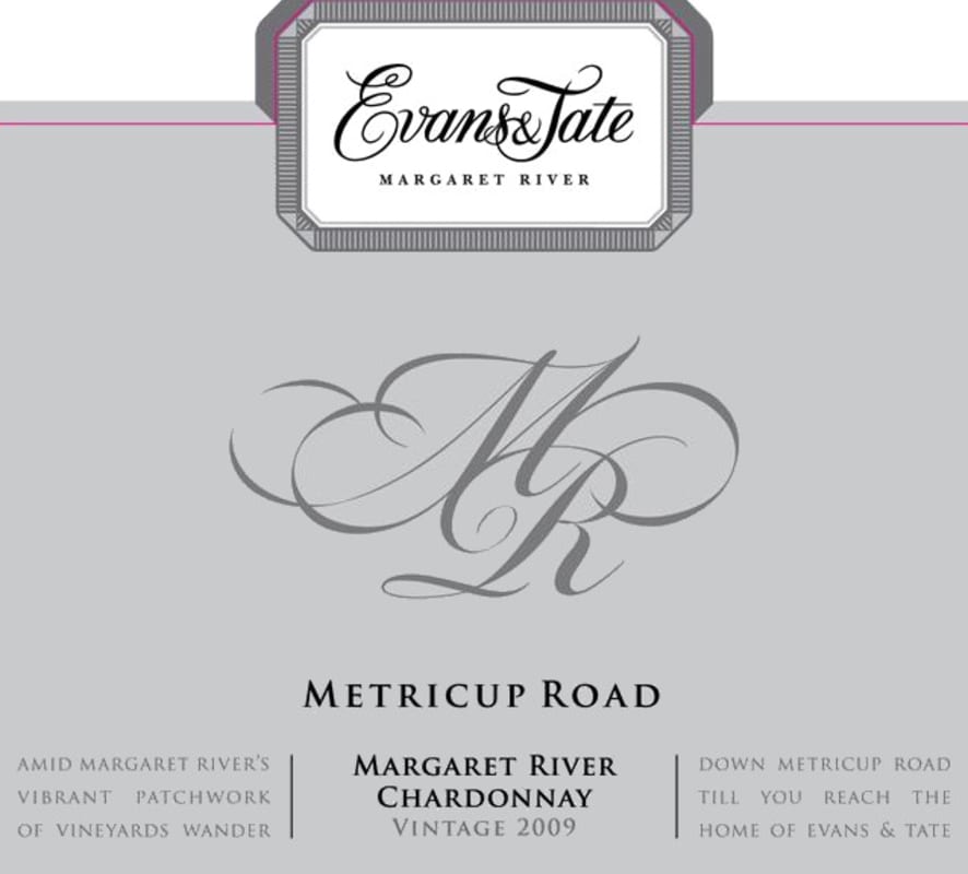 Evans & Tate Metricup Road Chardonnay 2009 Front Label