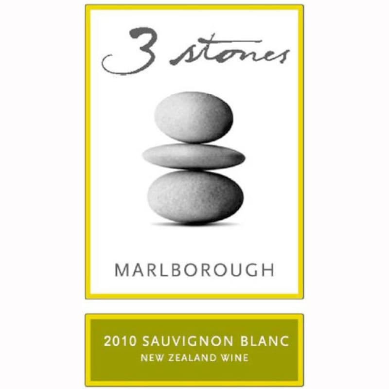 3 Stones Sauvignon Blanc 2010 Front Label