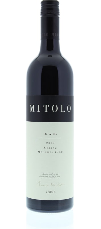 Mitolo G.A.M. 2009 Front Bottle Shot