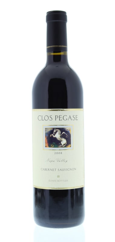 Clos Pegase Napa Cabernet Sauvignon 2008 Front Bottle Shot