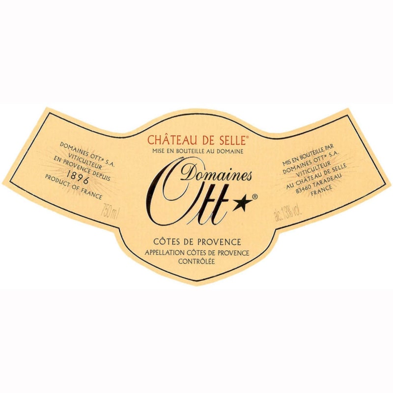 Domaines Ott Chateau de Selle Cotes de Provence Rose 2011 Front Label