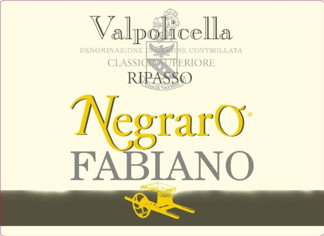 Fabiano Negraro Valpolicella Ripasso Superiore 2006 Front Label