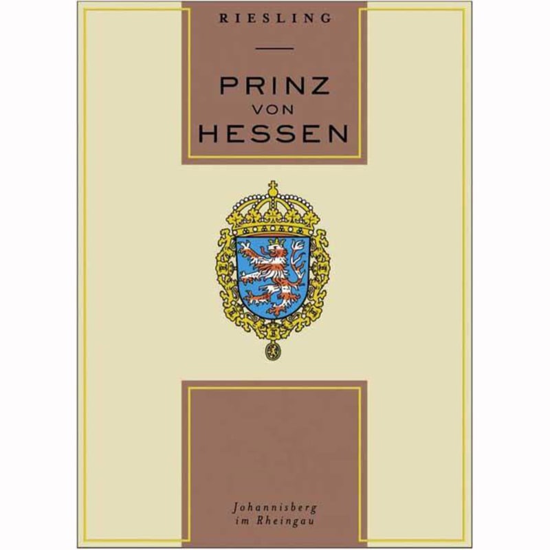Prinz Von Hessen H Riesling 2010 Front Label