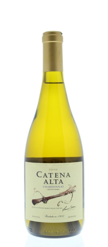 Catena Alta Chardonnay 2010 Front Bottle Shot