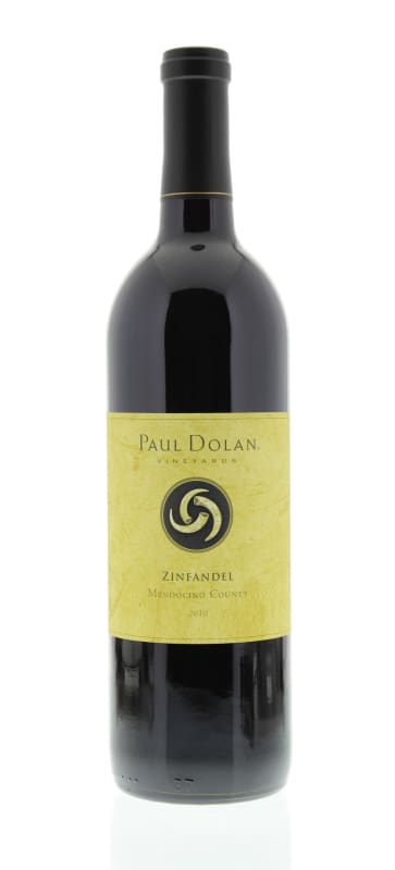 Paul Dolan Vineyards Zinfandel 2010 Front Bottle Shot