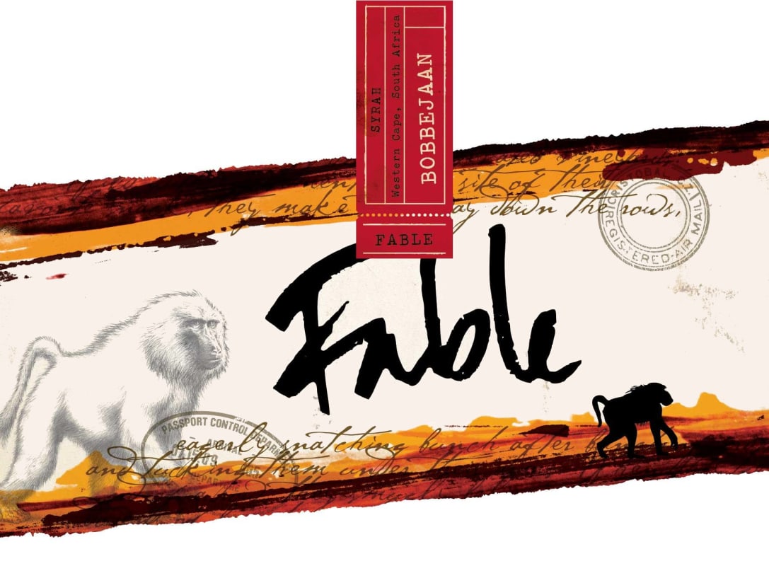 Fable Mountain Vineyards Bobbejaan Syrah 2010 Front Label