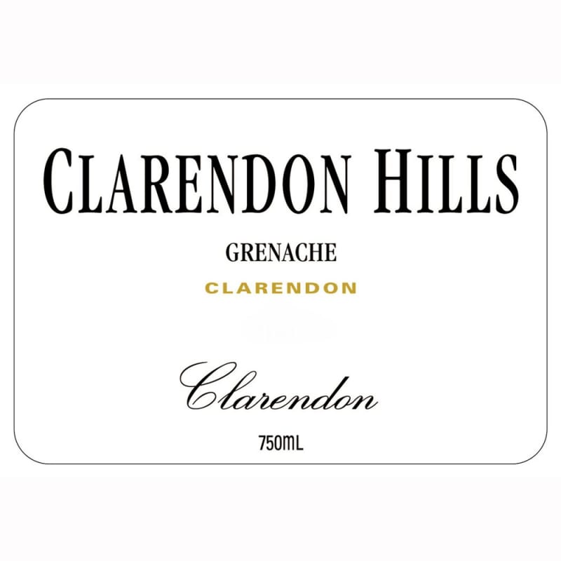 Clarendon Hills Clarendon Vineyard Grenache 2006 Front Label