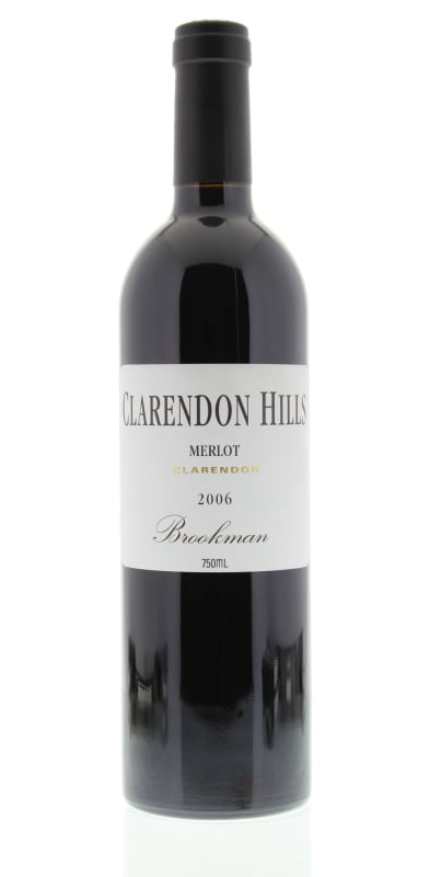 Clarendon Hills Brookman Merlot 2006 Front Bottle Shot