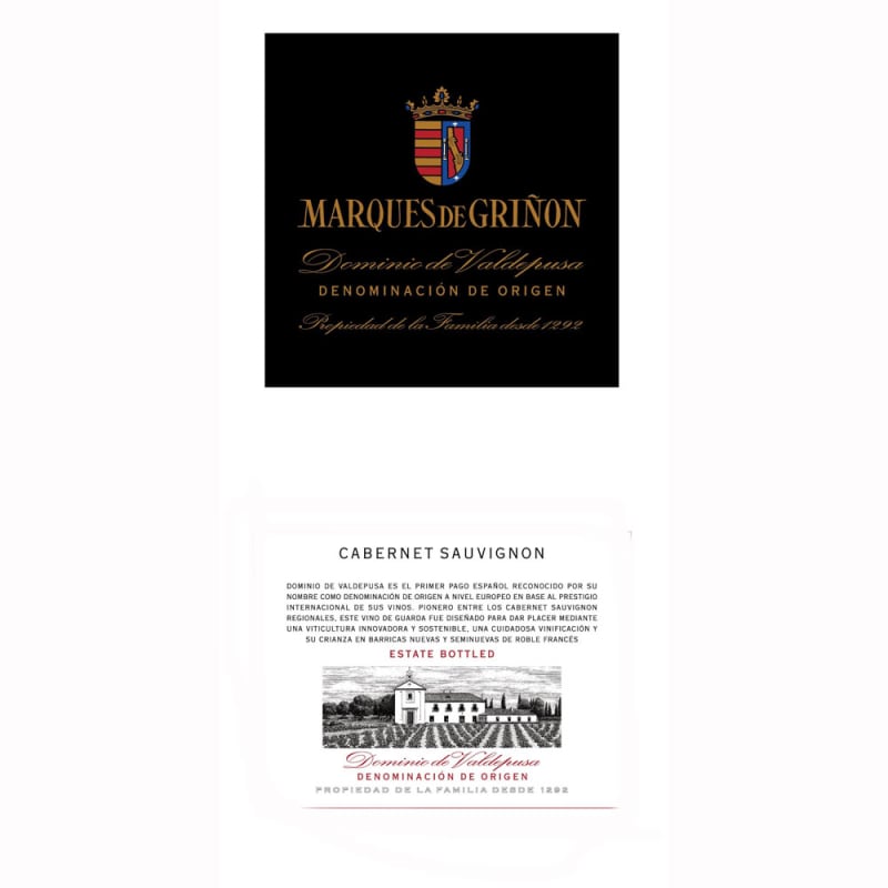 Marques de Grinon Dominio de Valdepusa Cabernet Sauvignon 2004 Front Label