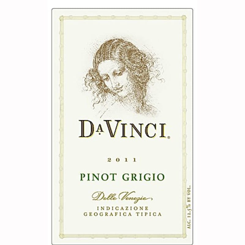 Da Vinci Pinot Grigio 2011 Front Label