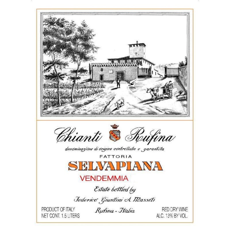 Selvapiana Chianti Rufina 2010 Front Label