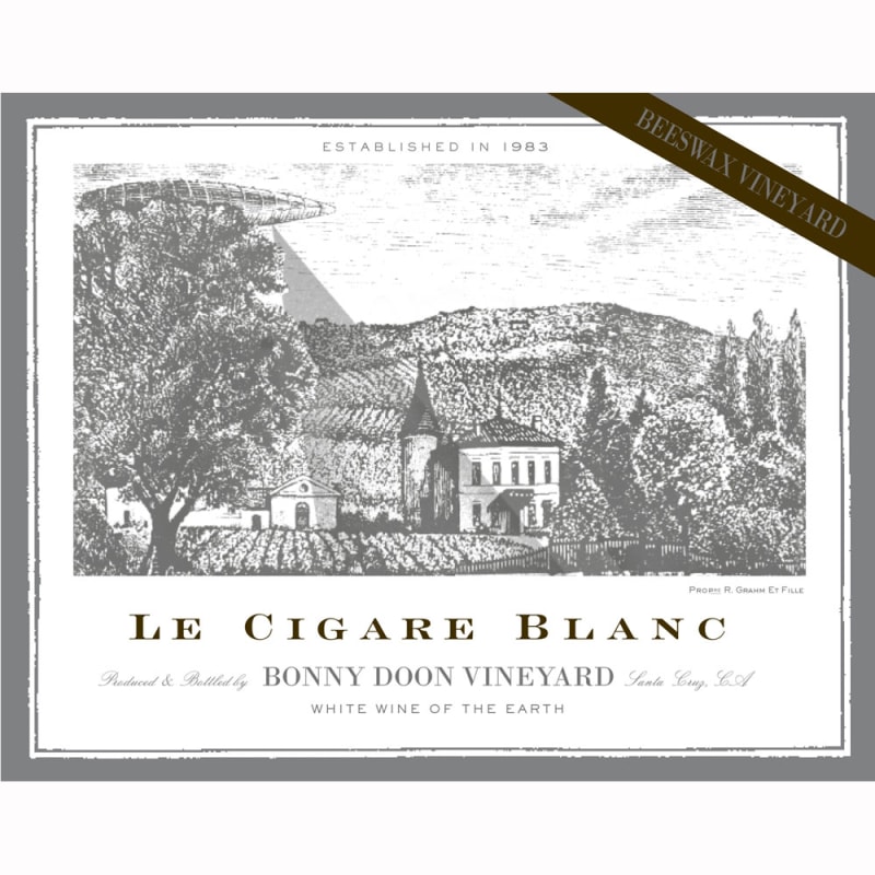 Bonny Doon Le Cigare Blanc 2010 Front Label