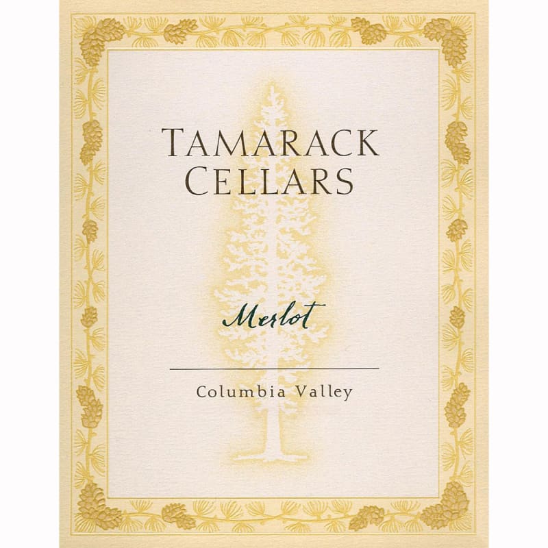 Tamarack Cellars Merlot 2008 Front Label