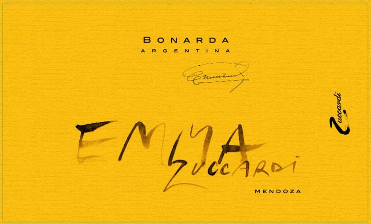 Zuccardi Emma Bonarda 2012 Front Label