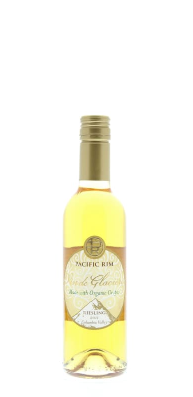 Pacific Rim Vin de Glaciere Organic Riesling (375ML Half-bottle) 2011 Front Bottle Shot