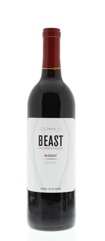 Beast Wildebeest Red Blend 2009 Front Bottle Shot