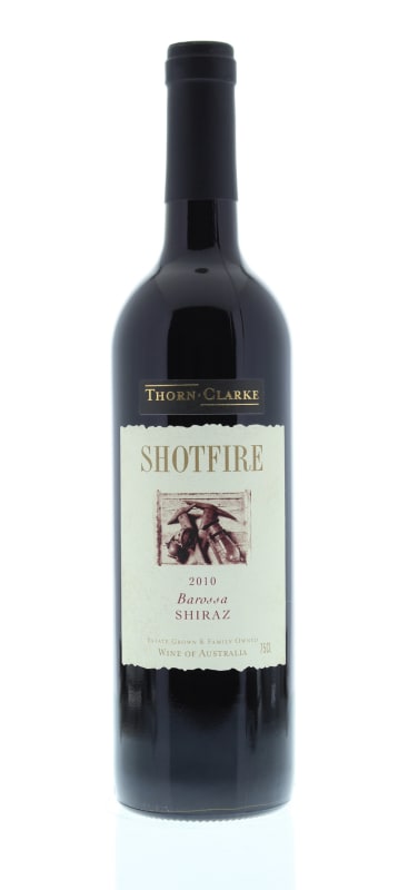 Thorn-Clarke Shotfire Ridge Shiraz 2010 Front Bottle Shot