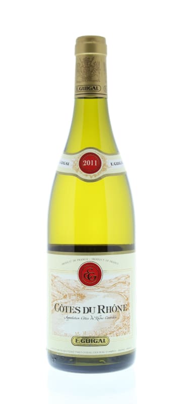 E. Guigal Cotes du Rhone Blanc 2011 Front Bottle Shot