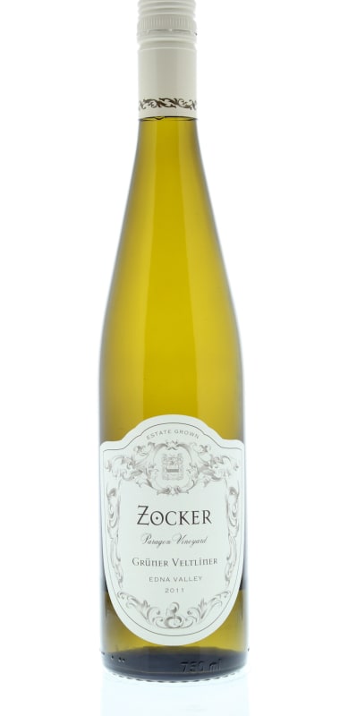 Zocker Paragon Vineyard Gruner Veltliner 2011 Front Bottle Shot