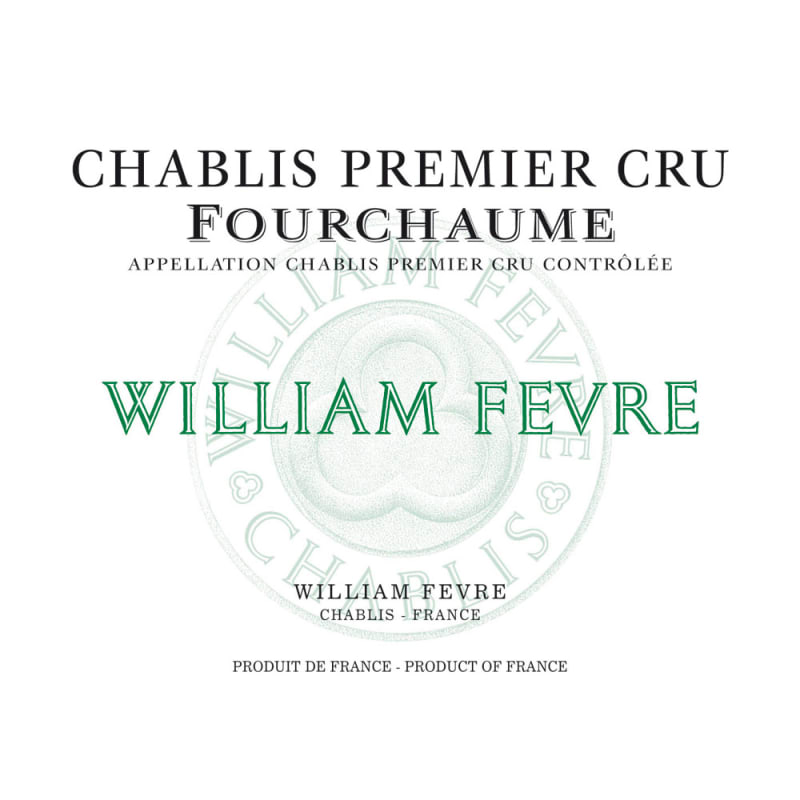 William Fevre Chablis Fourchaume Premier Cru 2010 Front Label
