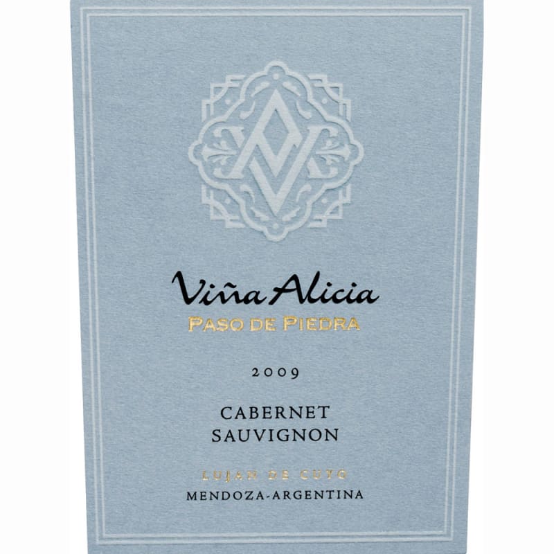 Vina Alicia Paso de Piedra Cabernet Sauvignon 2009 Front Label