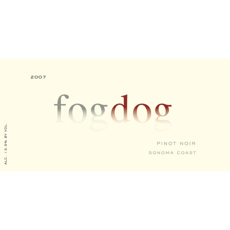 Fogdog Pinot Noir 2007 Front Label