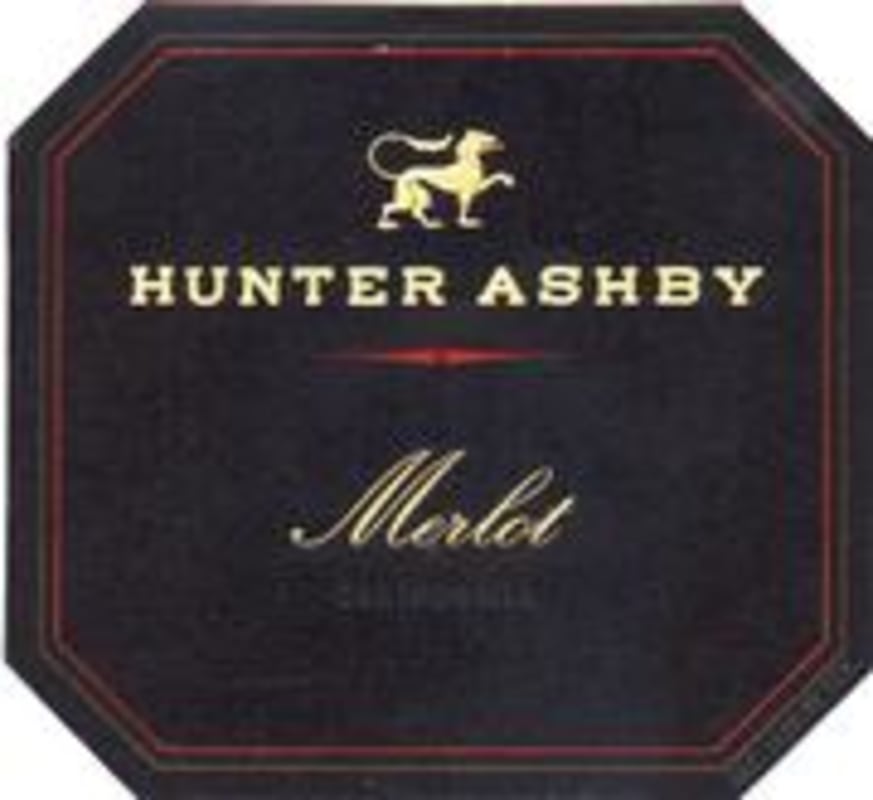 Rutherford Hill Hunter Ashby Merlot 1998 Front Label