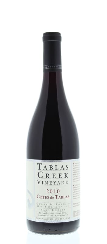 Tablas Creek Cotes de Tablas Rouge 2010 Front Bottle Shot