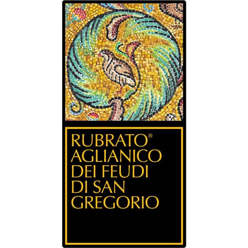 Feudi di San Gregorio Rubrato Aglianico 2010 Front Label