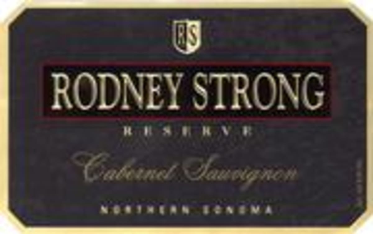 Rodney Strong Reserve Cabernet Sauvignon 1995 Front Label