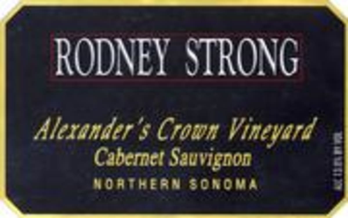Rodney Strong Alexander's Crown Cabernet Sauvignon 1997 Front Label