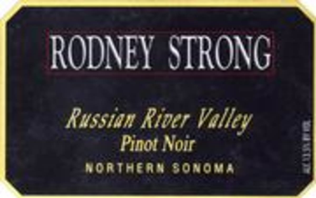 Rodney Strong Estate Pinot Noir 1998 Front Label