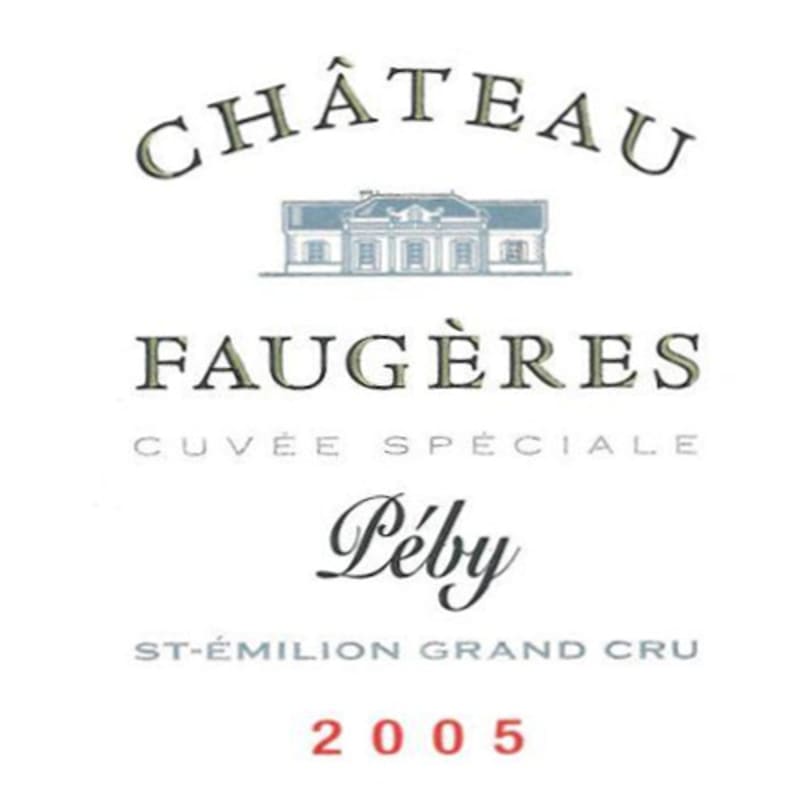 Chateau Peby Faugeres (3 Liter Bottle) 2005 Front Label
