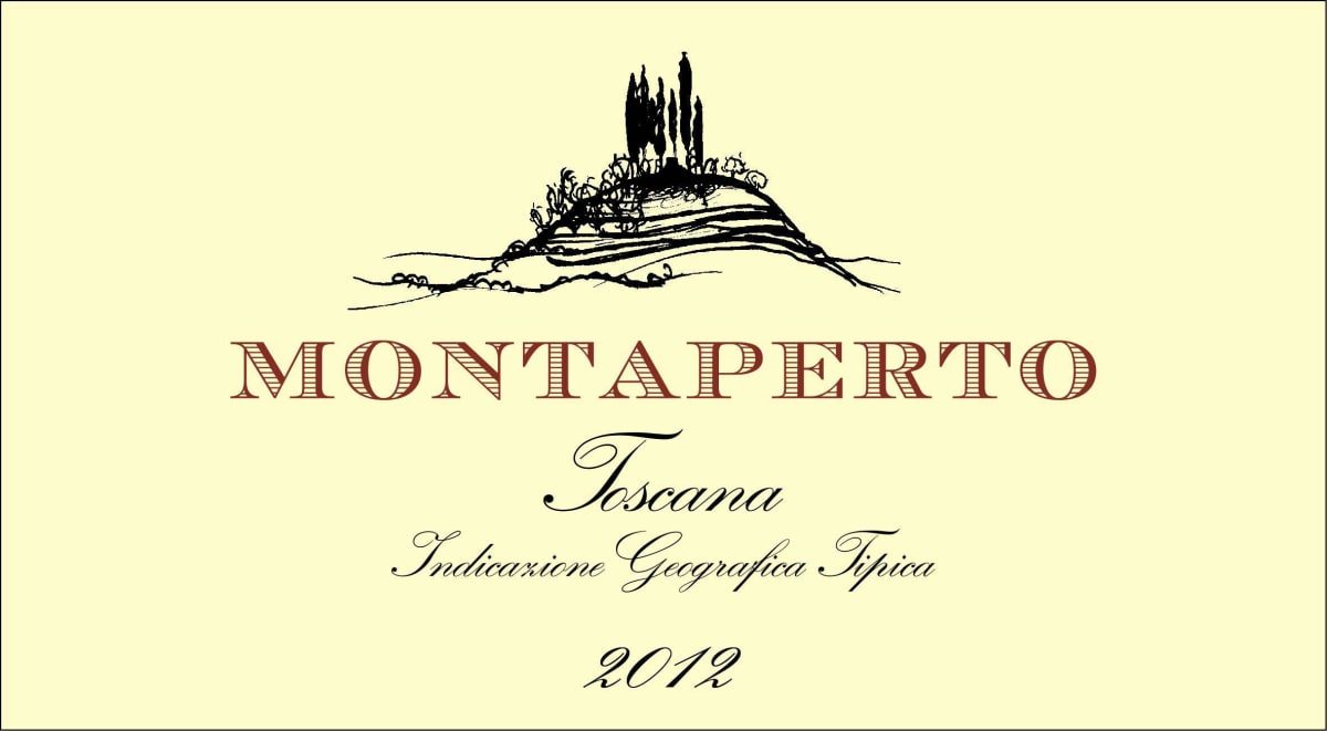 Carpineta Fontalpino Montaperto Toscana 2012 Front Label