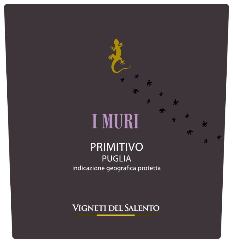 Farnese Vigneti del Salento 'I Muri' Primitivo 2014 Front Label
