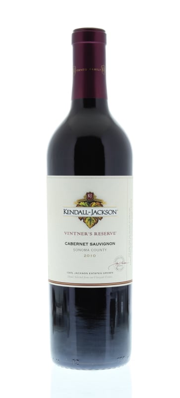 Kendall-Jackson Vintner's Reserve Cabernet Sauvignon 2010 Front Bottle Shot