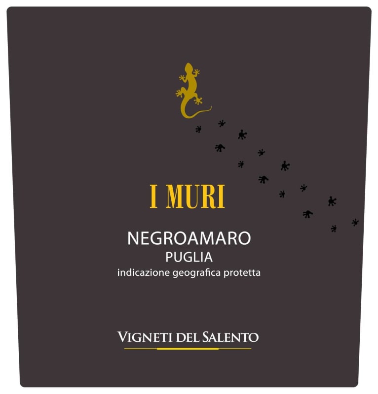 Farnese Vigneti del Salento 'I Muri' Negroamaro 2012 Front Label