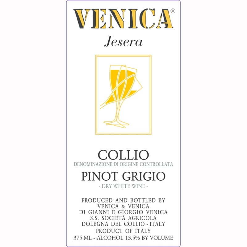 Venica & Venica Jesera Pinot Grigio 2011 Front Label