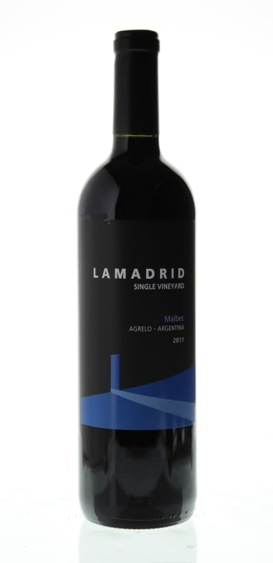 Lamadrid Single Vineyard Malbec 2011 Front Bottle Shot
