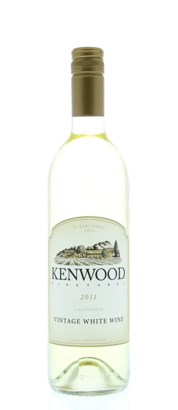 Kenwood Vintage White Wine 2011 Front Bottle Shot