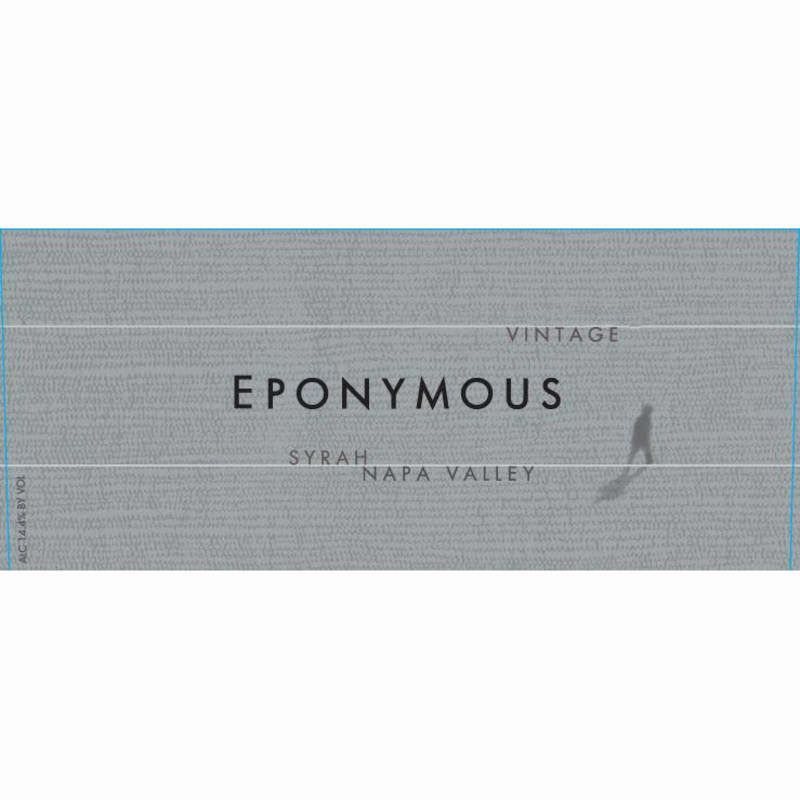 Eponymous Syrah 2009 Front Label