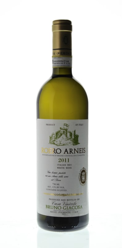 Bruno Giacosa Roero Arneis 2011 Front Bottle Shot