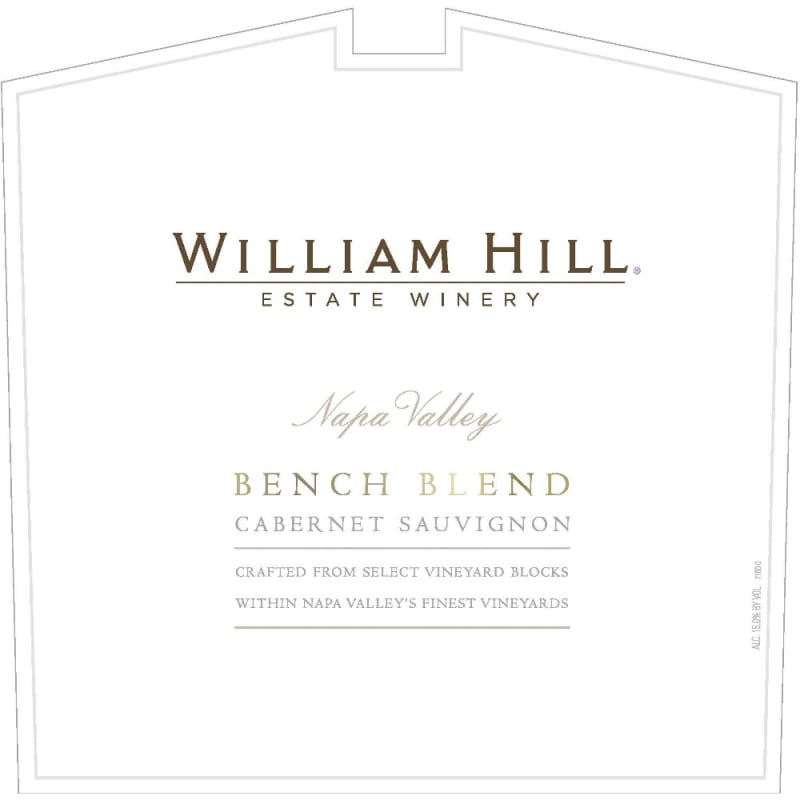 William Hill Bench Blend Cabernet Sauvignon 2008 Front Label