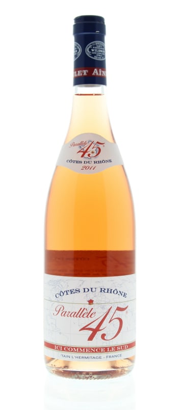 Jaboulet Parallele 45 Rose 2011 Front Bottle Shot